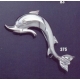 375 Large dolphin brooch