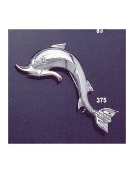 375 Large dolphin brooch