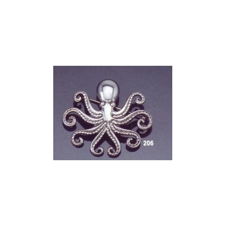 206 Octopus brooch