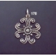 170 Ornate Silver Byzantine Cross