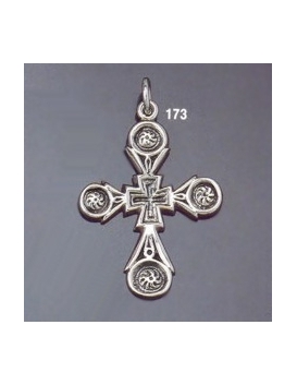 173 Silver Byzantine/Knights Templar Cross pattée