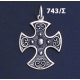 743/S Byzantine Baptism Cross