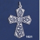 1021 Ornate Byzantine Cross ( L )