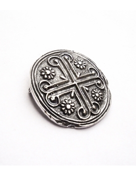 18 Byzantine / Knights templar cross brooch (Greek Jewelry Shop)