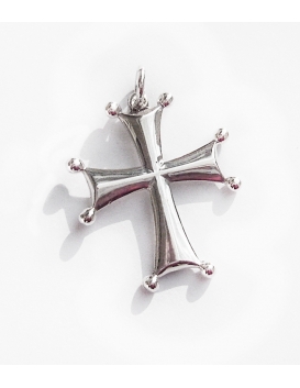 155 Sterling Byzantine/Knights Templar Cross patt+¬e pendant