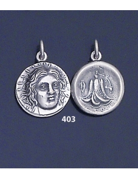 403 Rhodes island- Helios ancient sun god and rose