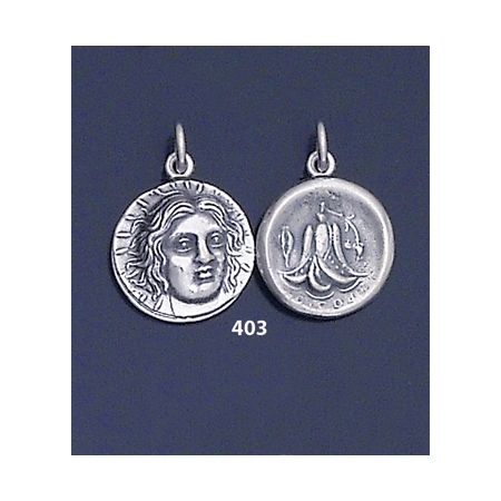 403 Rhodes island- Helios ancient sun god and rose