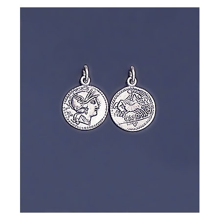 84 Roman Denarius depicting Roma