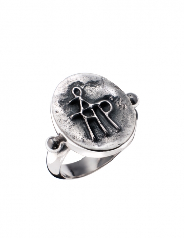 197 Byzantine monogram ring