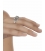 Silver Horse head (figurine) jewelry ring