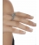 75S Sterling Silver Horse sculpture figurine ring (spiral shank)