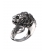 Large vintage antique style greek lion torc ring