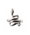 Minoan goddess silver coiled - curled snake ring