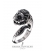 37 Sterling Silver Lion torc ring