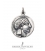 271 Silver ancient Greek coin pendant reproduction with goddess Athena