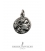 Alexander the Great portrait coin (Lysimachos). Greek coin pendant in silver