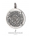 Phaistos disk (disc) pendant jewelry mounted on silver bezel - Large