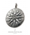 Silver Greek pendant. Macedonia Star / Sun / Starburst pendant Extra Large
