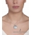 251/K Medium sized round silver Phaistos disc (disk) pendant - Hellenic jewelry