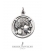 Silver Athens tetradrachm coin pendant jewelry. head of the goddess Athena.