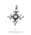 Double-Sided Solid Silver Ornate Byzantine Cross from Hagia Sophia