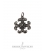 170 Ornate small Silver Byzantine (Greek orthodox) baptism cross pendant