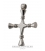 737 XL Impressive large Solid Sterling Silver Bar Cross minimally fashioned
