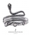 Snake goddess bracelet. Silver serpent armlet by GreekJewelryShop.com