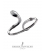 Coiled Snake Bangle in sterling silver