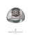 Silver Aegina Land Tortoise chevalier coin ring. (Zakynthos Kareta)