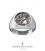 Greek Owl ring from silver. Pinky-ring