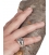 Greek Owl ring from silver. Pinky-ring