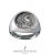 Zeus coin silver Greek coin ring for men