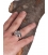 1120 Syracuse, Sicily charioteer crowned by Nike (victory) chevalier coin ring, (L)