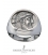 Large Mens Dionysus Bacchus coin ring. Solid silver dionysian cult jewelry