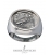 Large Mens Owl of Wisdom (wise owl) Greek coin ring