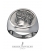 Apollo coin ring. Extra large, sterling silver