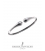 649 Contemporary Snake-like silver droplet bracelet