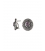 1283 Hellenistic oval Greek earrings with rubies