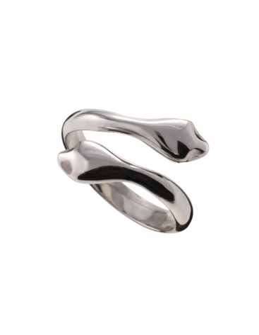 265 Sterling silver Minoan snake ring