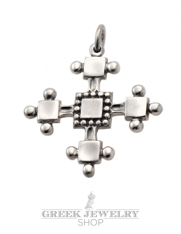 66 Greek Orthodox Silver Cross