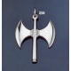 258 Sterling Silver Minoan Double Headed Axe Pendant (XL)