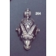 264 Ram's head torc pendant