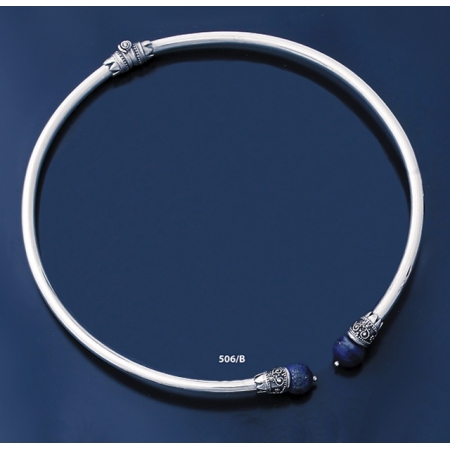 506/B Impressive Lapis Lazuli Ancient Collar Necklace (L)