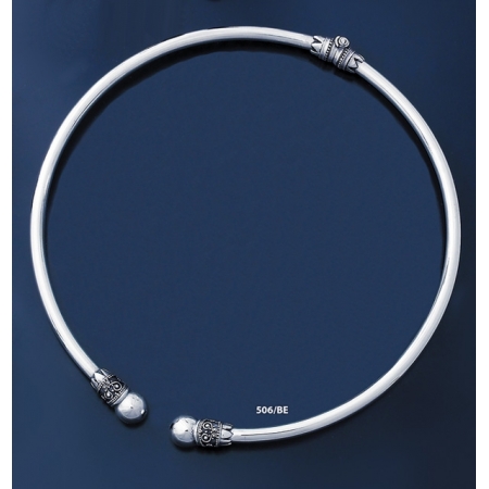 506/BE Impressive Solid Silver Ancient Collar Necklace (L)