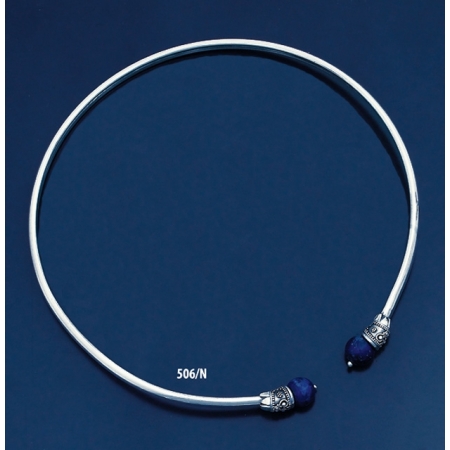 506/N Impressive Lapis Lazuli Ancient Collar Necklace