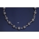 1020 Byzantine Intricate Silver Large Bead Necklace