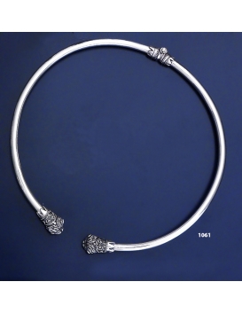 1061 Lion Torc  Collar Necklace (L)