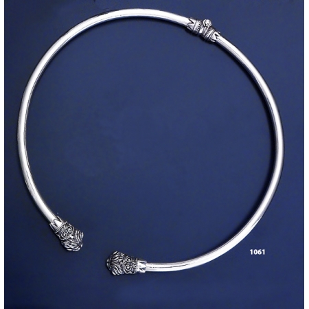 1061 Lion Torc  Collar Necklace (L)
