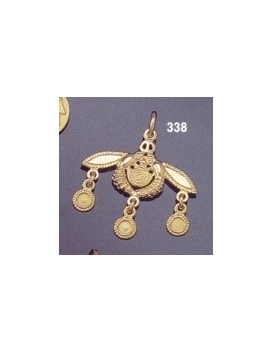 338/18K Malia bees pendant 18 carrat yellow gold